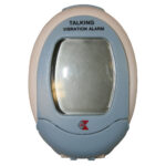 talking/vibrating clock from the front. Nothing is on the screen.