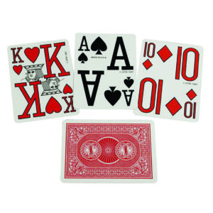 Large Numbers Low Vision Playing Cards