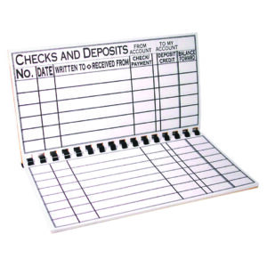 Large Print Check Register