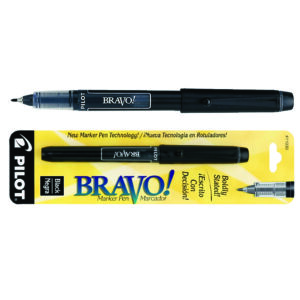 Bravo Bold Line Pen with the cap off.