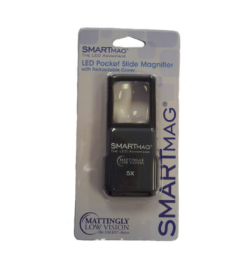 Smart Mag magnifier in its packaging.