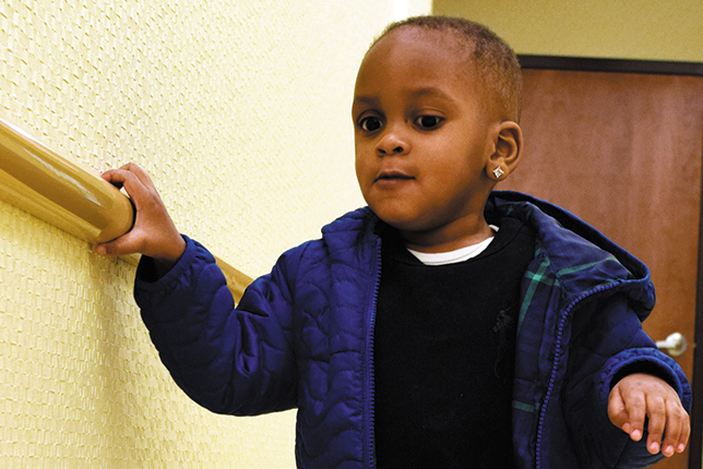 Preschooler Zy'aire recently reached an important milestone — walking independently!