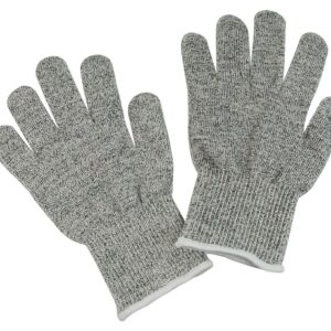 Pair of cut resistant gloves from above