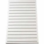 Bold Line Writing Paper 5.5 x 8.5 for people with low vision