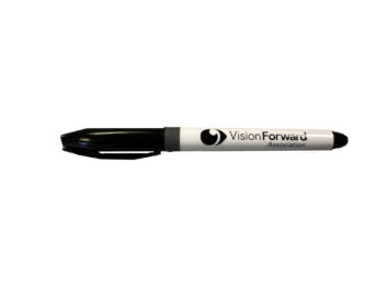 Pen which has a Vision Forward logo on the body.