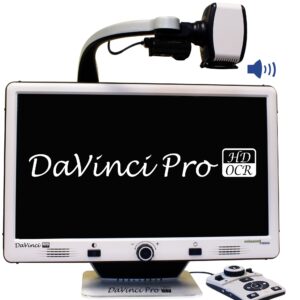 DaVinci from the front. The words Davinci Pro HD OCR are on the screen