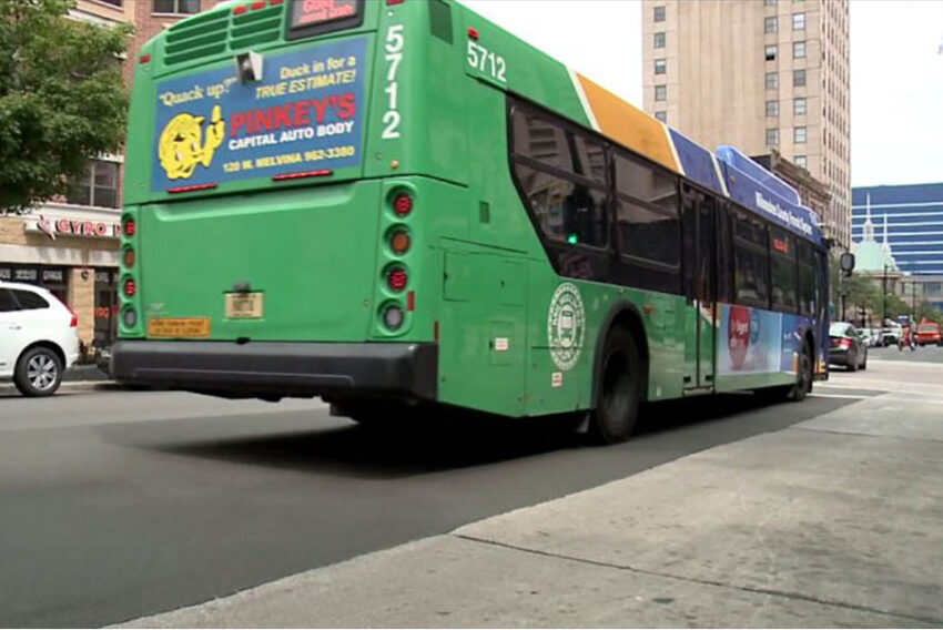 Image of a Milwaukee County Transit Bus