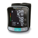 HealthSmart Talking Bilingual Wrist Blood Pressure Monitor with high-contrast display