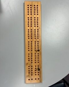 fun, games, cribbage board