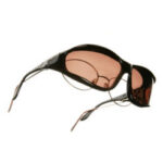 Vistana Large Black Polarized Copper fitover sunglasses by Cocoons