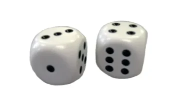 low vision dice, games for the visually impaired, dice for the visually impaired