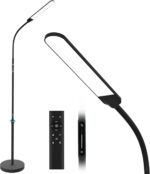 NXONE Adjustable Floor Lamp with flexible neck and customizable LED lighting