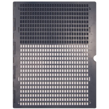 Braille Plastic Full Page Slate 28 cells x 25 lines