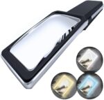 Magnipros 3X Large Magnifier handheld magnifying glass for reading and low vision
