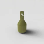 Ambutech High Mileage Hook Cane Tip replacement for mobility canes