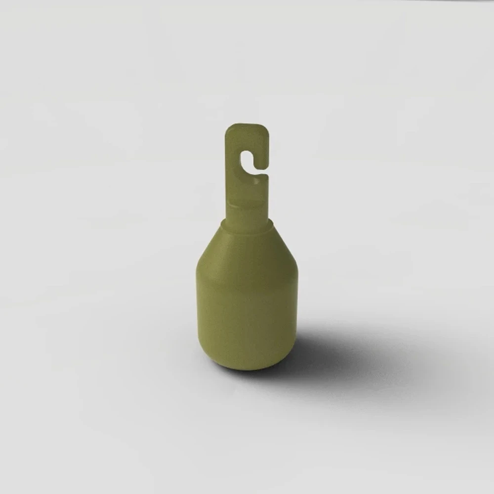 Ambutech High Mileage Hook Cane Tip replacement for mobility canes