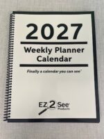 EZ2See Weekly Planner large-print accessible planner for low vision