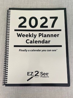 EZ2See Weekly Planner large-print accessible planner for low vision