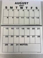 18 Month Large Print Calendar
